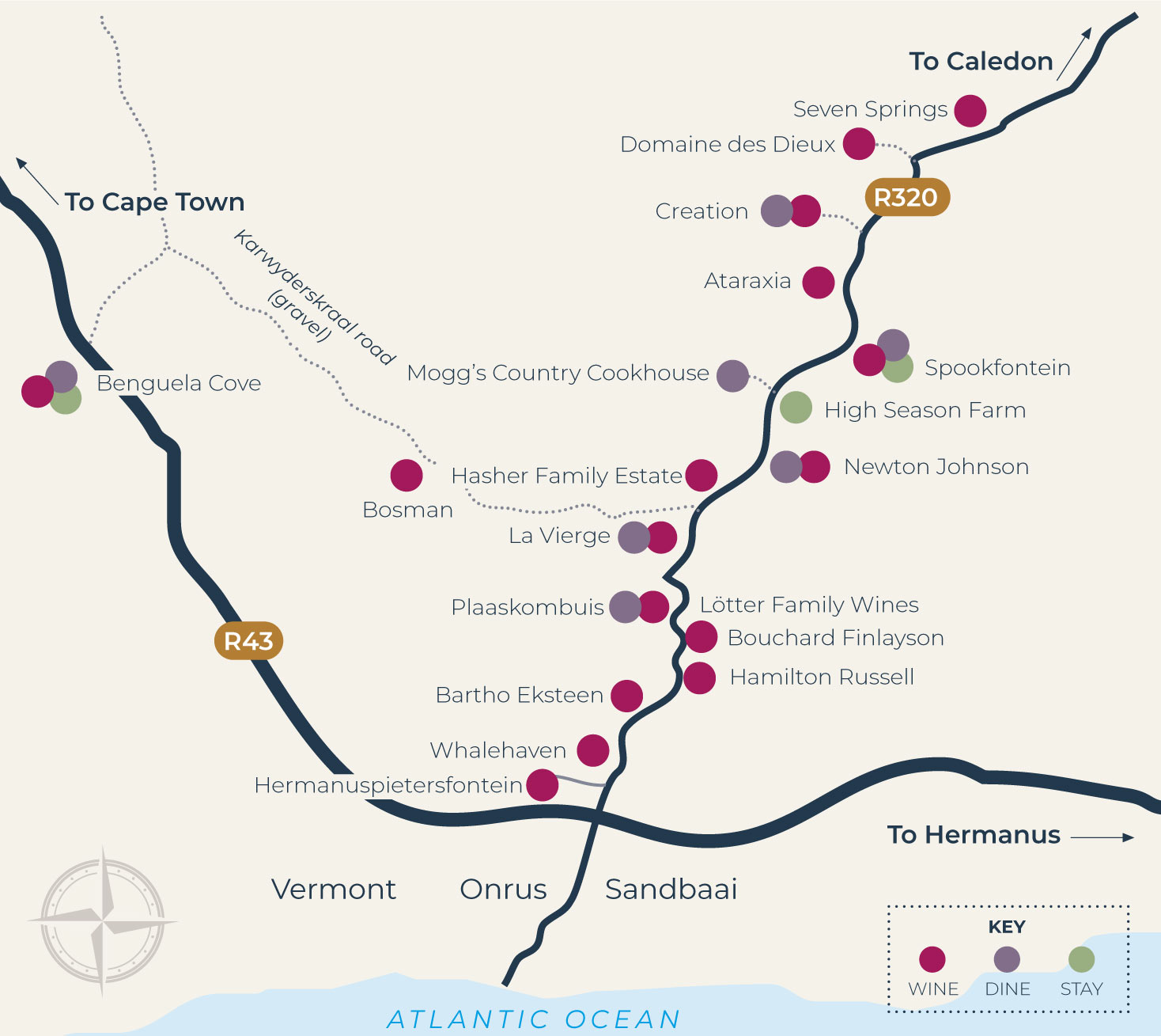 Hemel-en-Aarde-Map